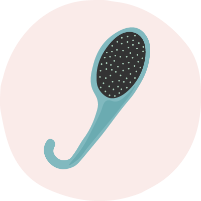 فرش الشعر للاستحمام